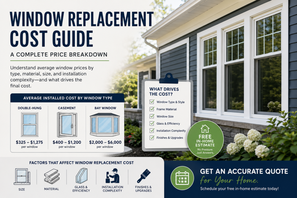 How much do replacement windows cost?